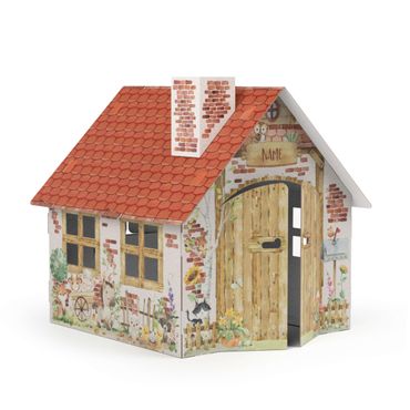 Maison en carton - Cabane de jardin à colorier XXL FOLDZILLA
